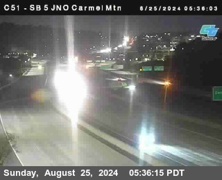 SB 5 at Carmel Mountain Rd.