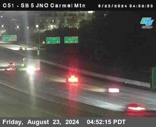 SB 5 at Carmel Mountain Rd.