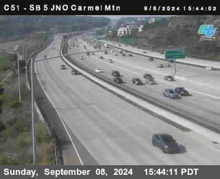 SB 5 at Carmel Mountain Rd.