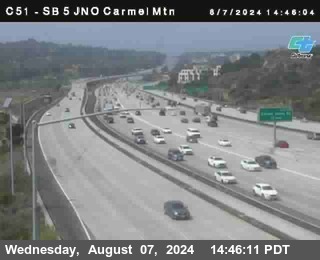 SB 5 at Carmel Mountain Rd.