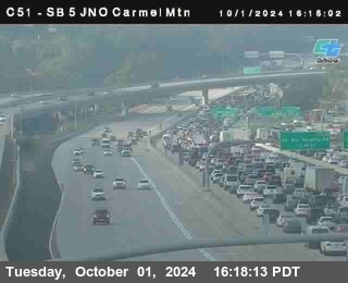 SB 5 at Carmel Mountain Rd.