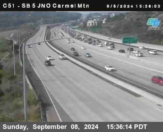 SB 5 at Carmel Mountain Rd.