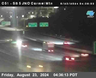 SB 5 at Carmel Mountain Rd.