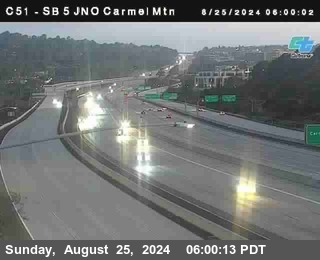 SB 5 at Carmel Mountain Rd.