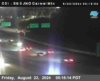 SB 5 at Carmel Mountain Rd.