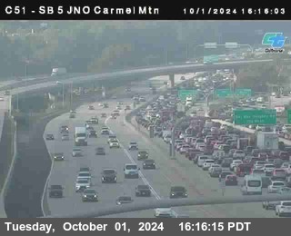 SB 5 at Carmel Mountain Rd.