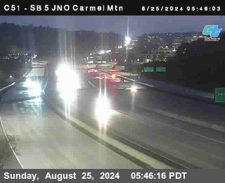 SB 5 at Carmel Mountain Rd.