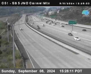 SB 5 at Carmel Mountain Rd.