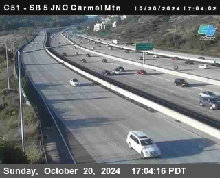 SB 5 at Carmel Mountain Rd.