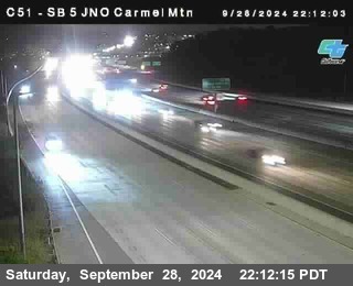 SB 5 at Carmel Mountain Rd.