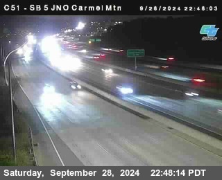 SB 5 at Carmel Mountain Rd.