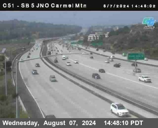 SB 5 at Carmel Mountain Rd.