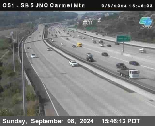 SB 5 at Carmel Mountain Rd.