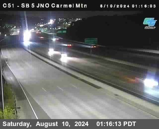 SB 5 at Carmel Mountain Rd.