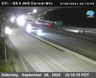 SB 5 at Carmel Mountain Rd.