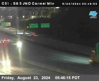 SB 5 at Carmel Mountain Rd.