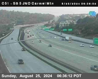 SB 5 at Carmel Mountain Rd.