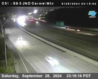 SB 5 at Carmel Mountain Rd.