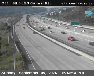 SB 5 at Carmel Mountain Rd.