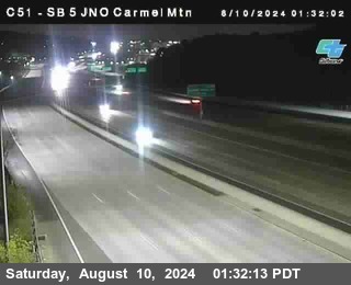 SB 5 at Carmel Mountain Rd.