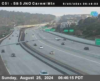 SB 5 at Carmel Mountain Rd.