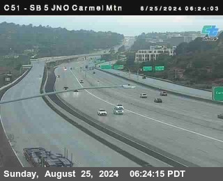 SB 5 at Carmel Mountain Rd.