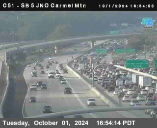 SB 5 at Carmel Mountain Rd.