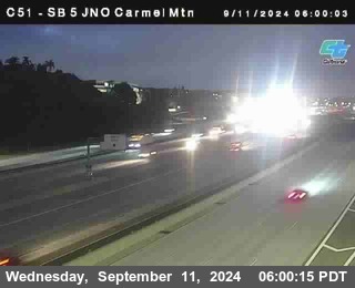 SB 5 at Carmel Mountain Rd.