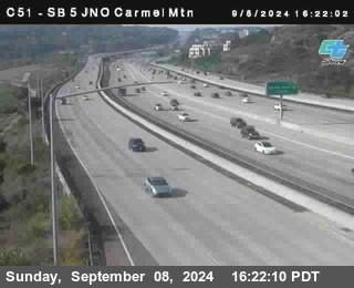 SB 5 at Carmel Mountain Rd.