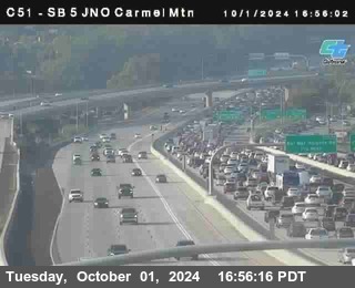 SB 5 at Carmel Mountain Rd.