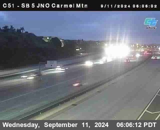 SB 5 at Carmel Mountain Rd.