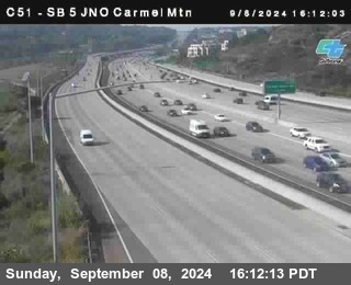 SB 5 at Carmel Mountain Rd.