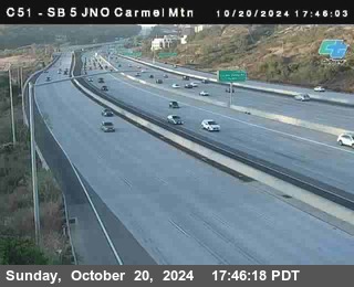 SB 5 at Carmel Mountain Rd.