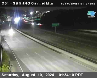 SB 5 at Carmel Mountain Rd.