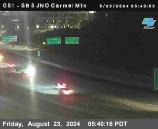 SB 5 at Carmel Mountain Rd.