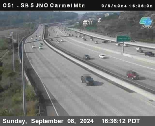 SB 5 at Carmel Mountain Rd.