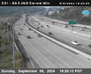 SB 5 at Carmel Mountain Rd.