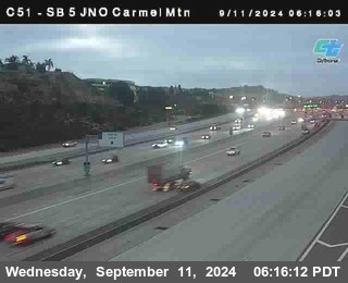 SB 5 at Carmel Mountain Rd.