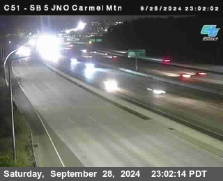 SB 5 at Carmel Mountain Rd.