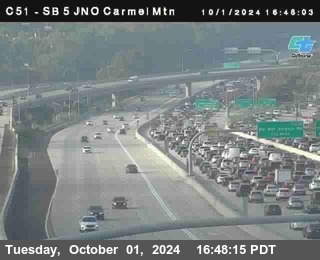 SB 5 at Carmel Mountain Rd.