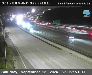 SB 5 at Carmel Mountain Rd.