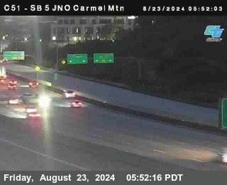 SB 5 at Carmel Mountain Rd.