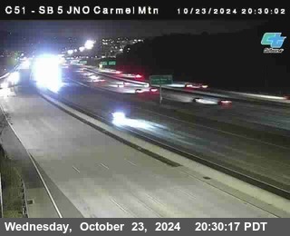 SB 5 at Carmel Mountain Rd.