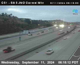 SB 5 at Carmel Mountain Rd.