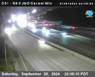 SB 5 at Carmel Mountain Rd.