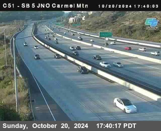 SB 5 at Carmel Mountain Rd.