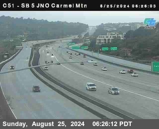 SB 5 at Carmel Mountain Rd.