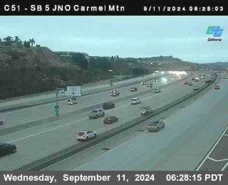 SB 5 at Carmel Mountain Rd.