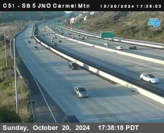 SB 5 at Carmel Mountain Rd.