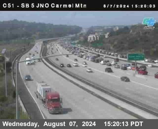 SB 5 at Carmel Mountain Rd.